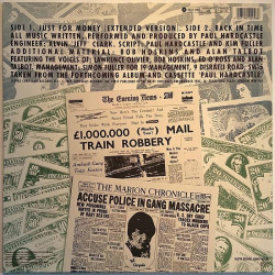 Hardcastle Paul: Just For Money 12” extended maxi-single  kansi EX levy EX LP