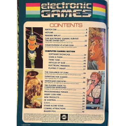 electronic Games 1984 March Colecovision VS. Atari 5200 One Year Later magazine games