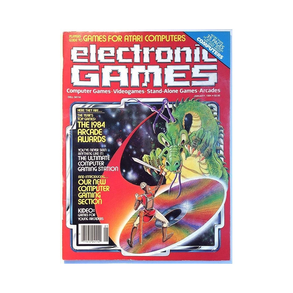 electronic Games 1984 January The 1984 Arcade Awards magazine games