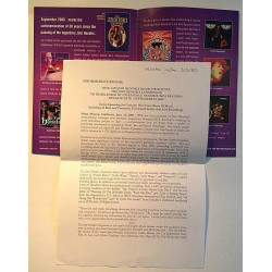 Jimi Hendrix 2000 LC01056 JHPR02 8 track promo sampler CD + 2 brochures CD