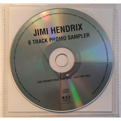 Jimi Hendrix 2000 LC01056 JHPR02 8 track promo sampler CD + 2 brochures CD