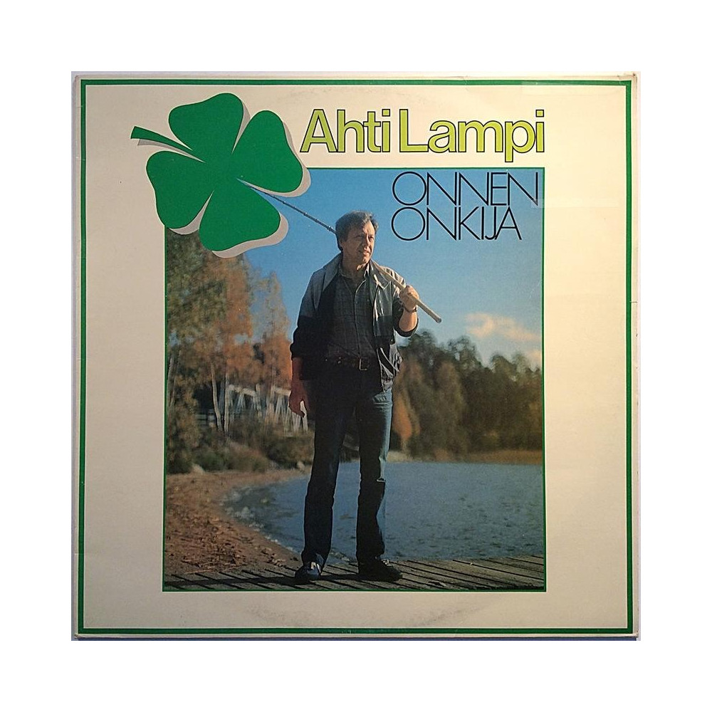 Lampi Ahti: Onnen onkija  kansi EX- levy EX Käytetty LP