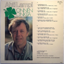 Lampi Ahti: Onnen onkija  kansi EX- levy EX Käytetty LP