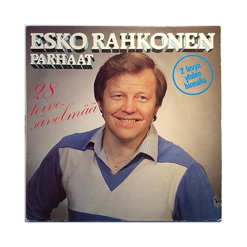 Rahkonen Esko 1982 22214 Parhaat 2LP 28 toiveiskelmää Begagnat LP