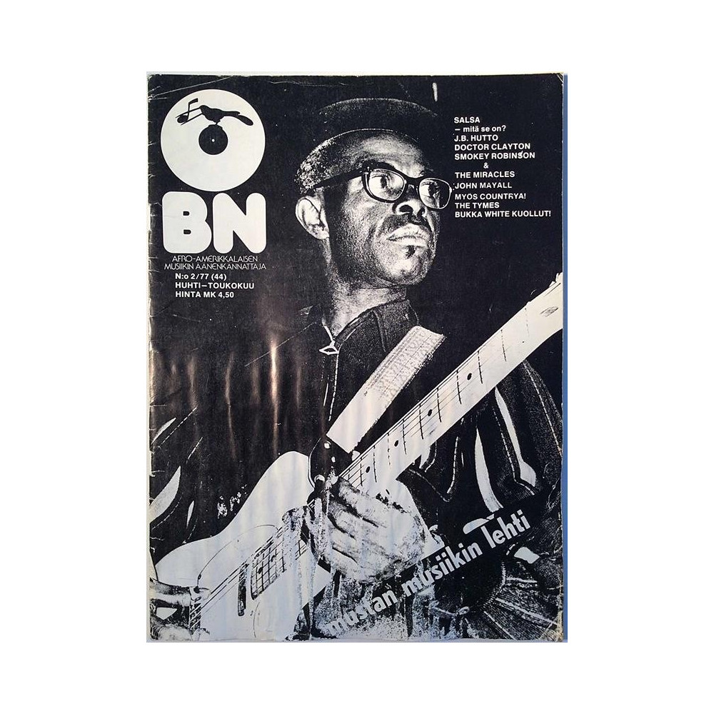 Blues News 1977 2 J.B. Hutto, John Mayall, Smokey Robinson aikakauslehti musiikki