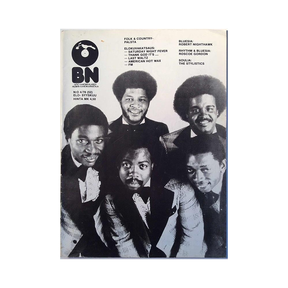 Blues News 1978 4 Folk & Countrypalsta, Elokuvakatsaus aikakauslehti musiikki