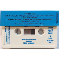 Various Artists 1987 CHV 3028 Country Fare c music cassette