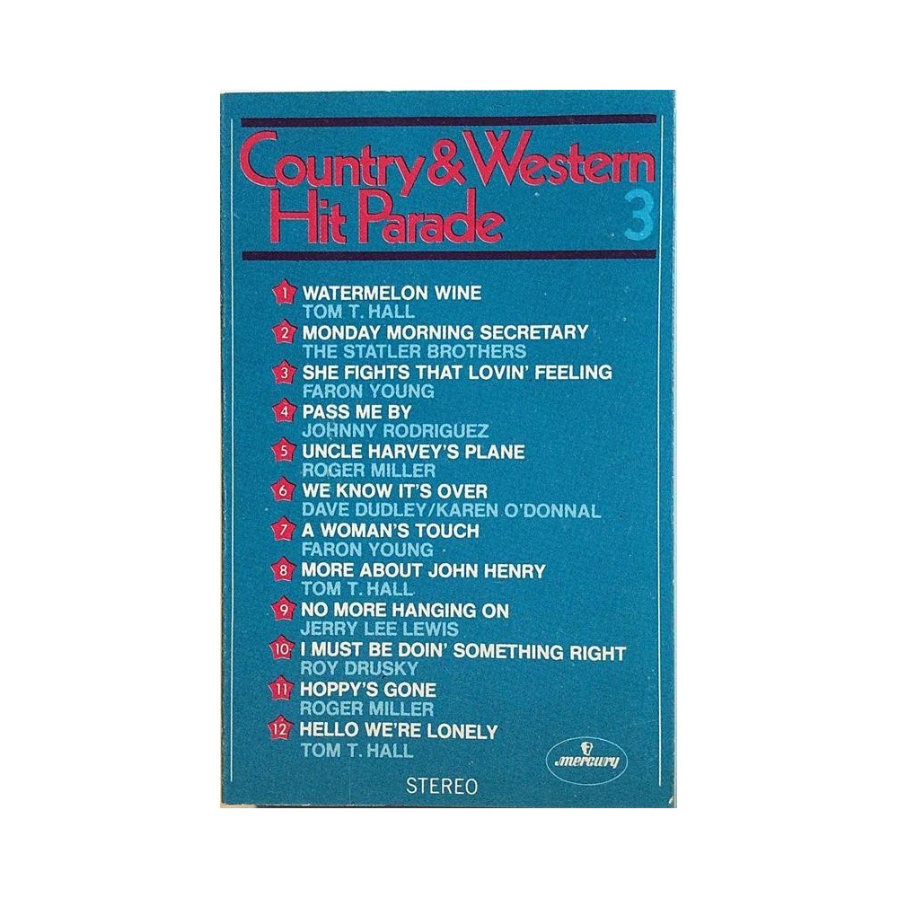 Various Artists : Country & Western Hit Parade 3 - kasetti