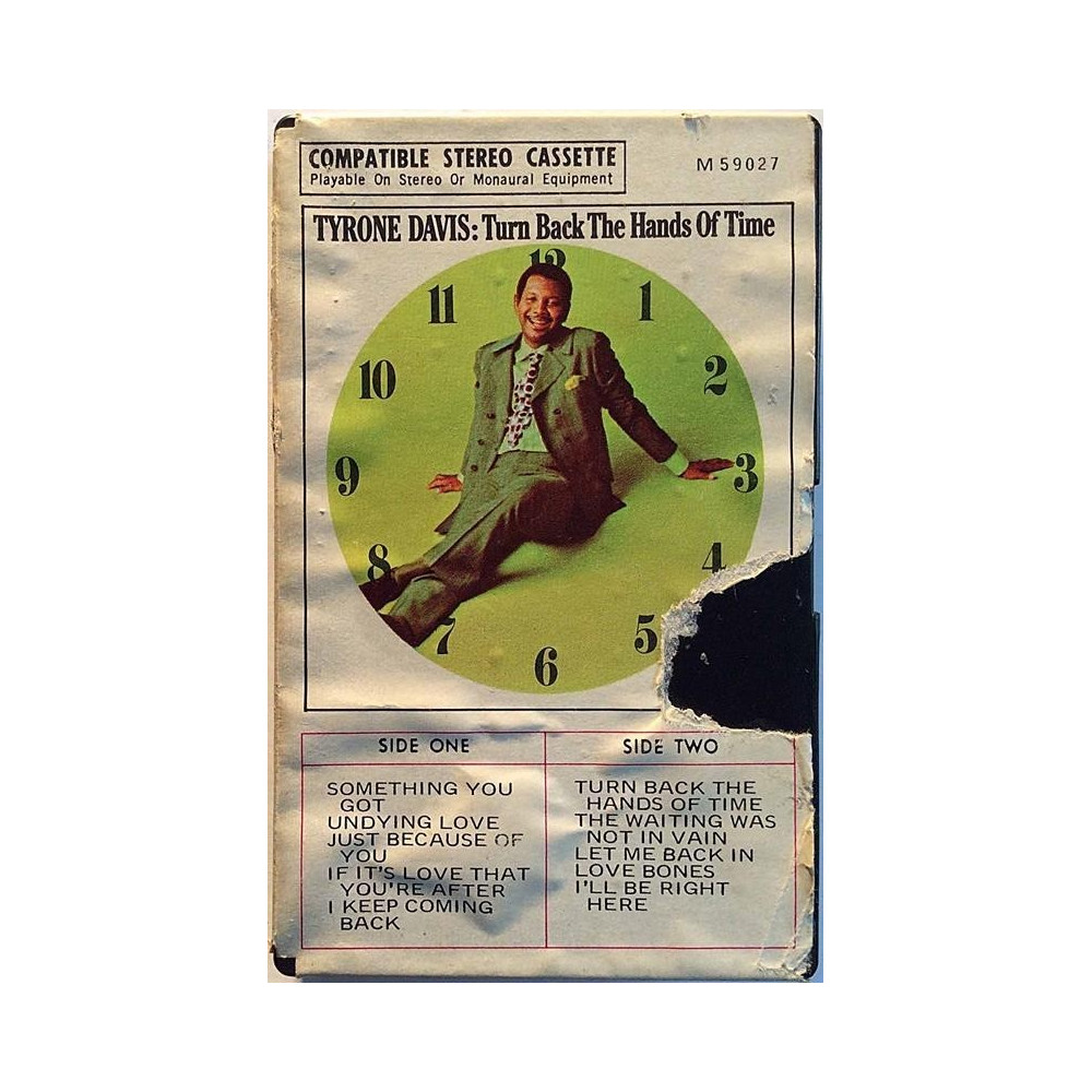 Davis Tyrone 1970 M 59027 Turn Back The Hands Of Time c music cassette