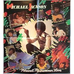 Jackson Michael: Farewell My Summer Love LP + juliste  kansi EX levy EX Käytetty LP
