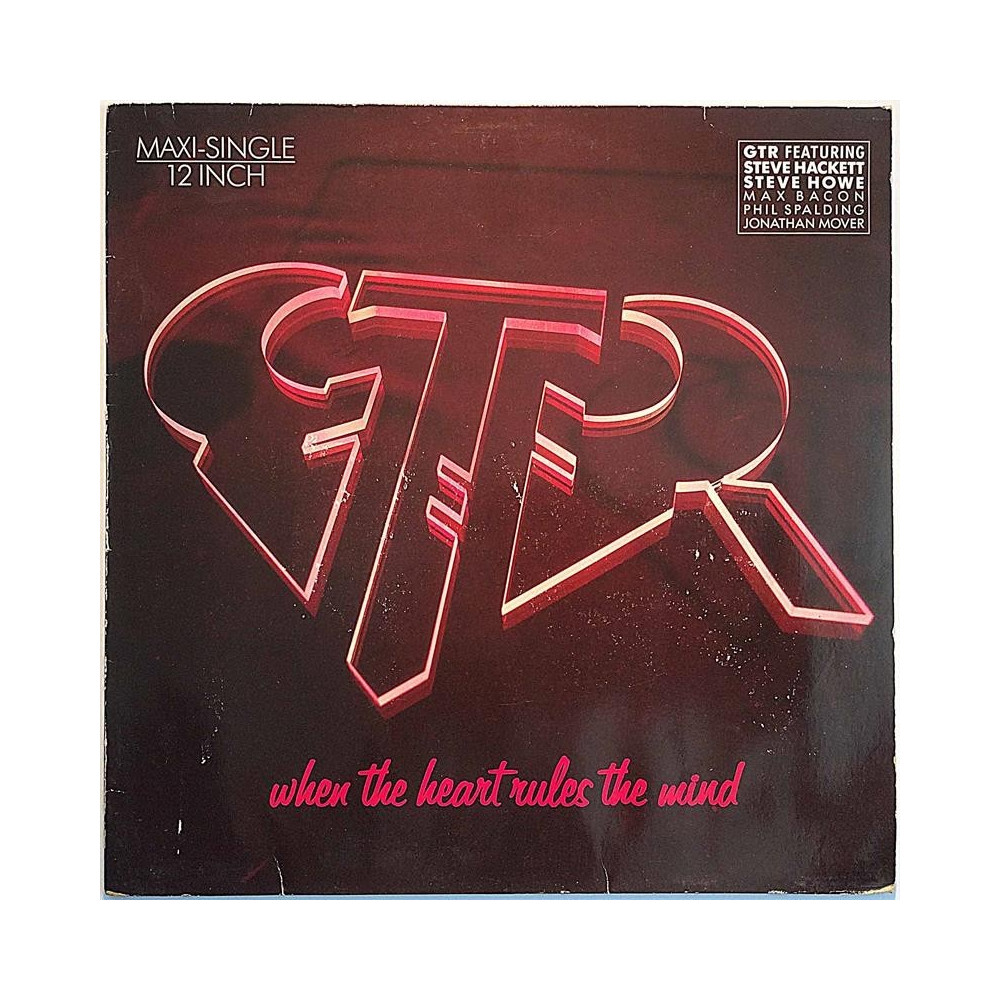 GTR 1986 608 090 When The Heart Rules The Mind 12” maxi-single Begagnat LP