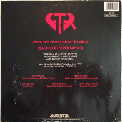 GTR 1986 608 090 When The Heart Rules The Mind 12” maxi-single Begagnat LP