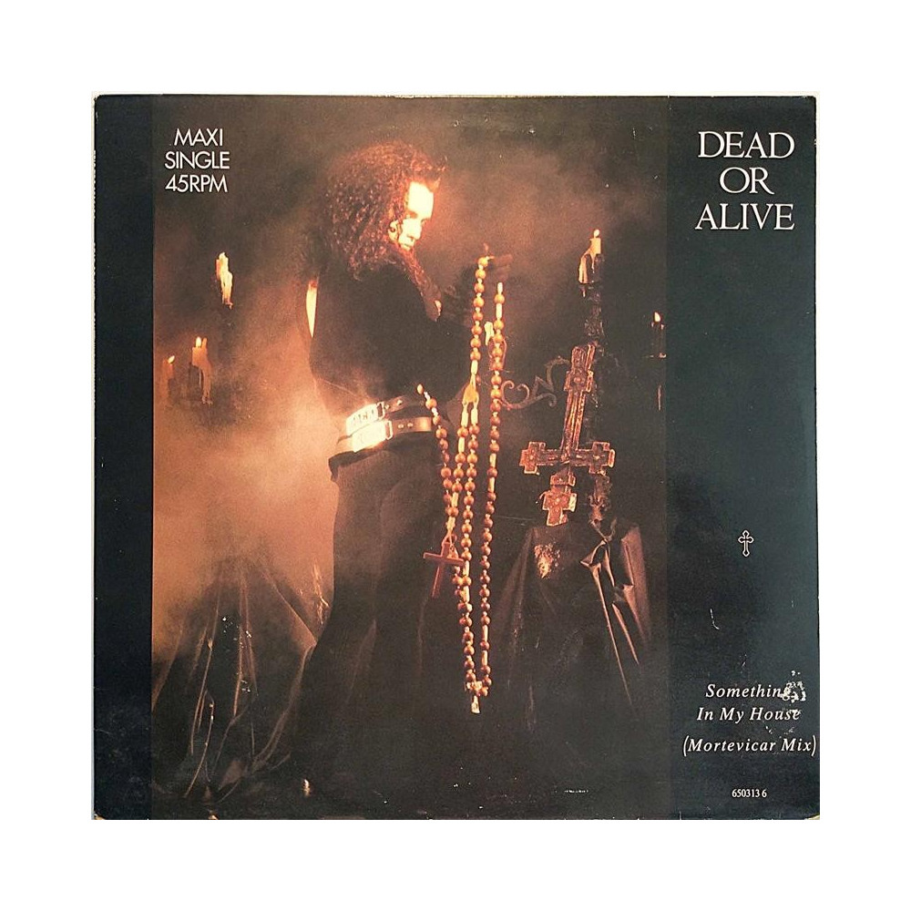 Dead Or Alive: Something In My House 12” maxi-single  kansi VG levy EX Käytetty LP