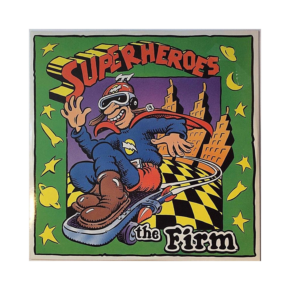 Firm 1987 DISK 3067 Superheroes 12” maxi-single Begagnat LP