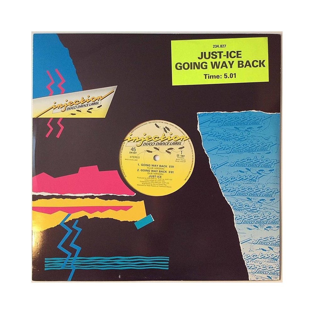 Just-Ice 1987 234.827 Going Way Back / Lyric Licking 12” maxi-single Second hand LP