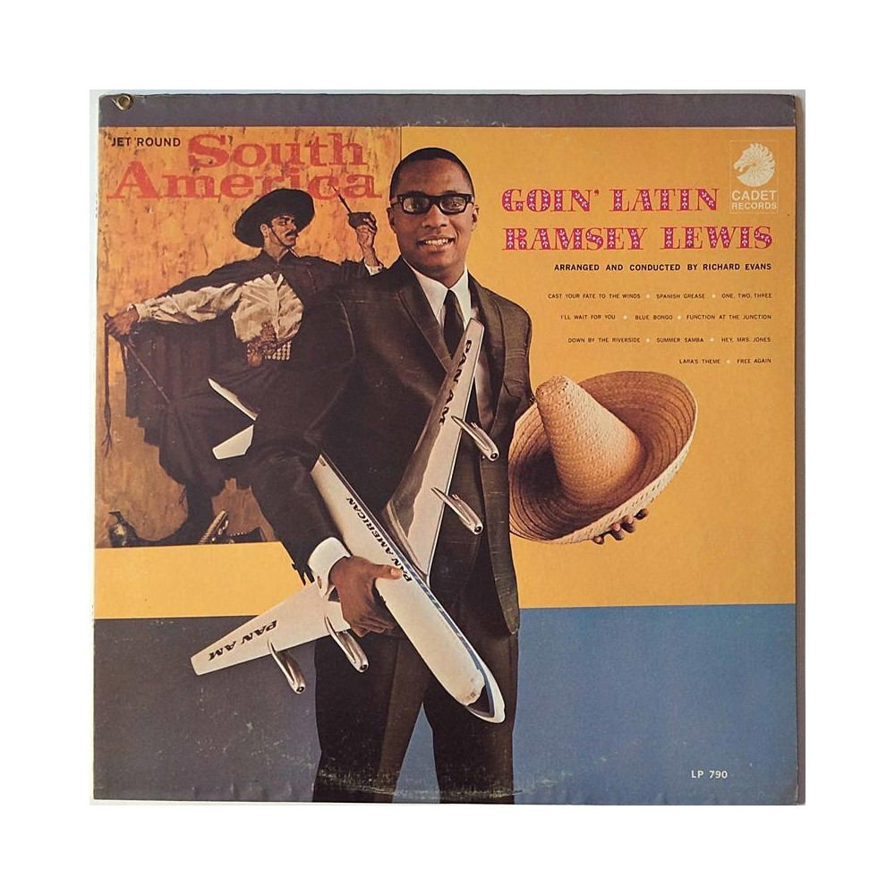 Lewis Ramsey: Goin' Latin  kansi VG+ levy EX Käytetty LP