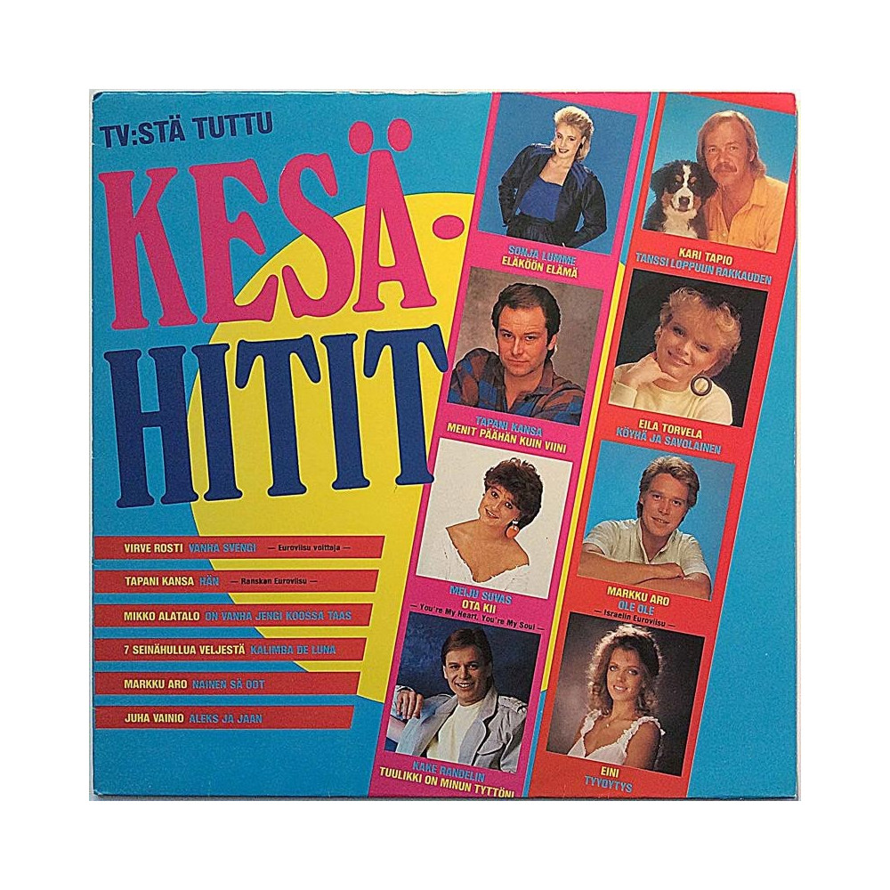 Eri Esittäjiä 1985 FTV 25 TV:stä tuttu: Kesähitit vuodelta -85 Second hand LP