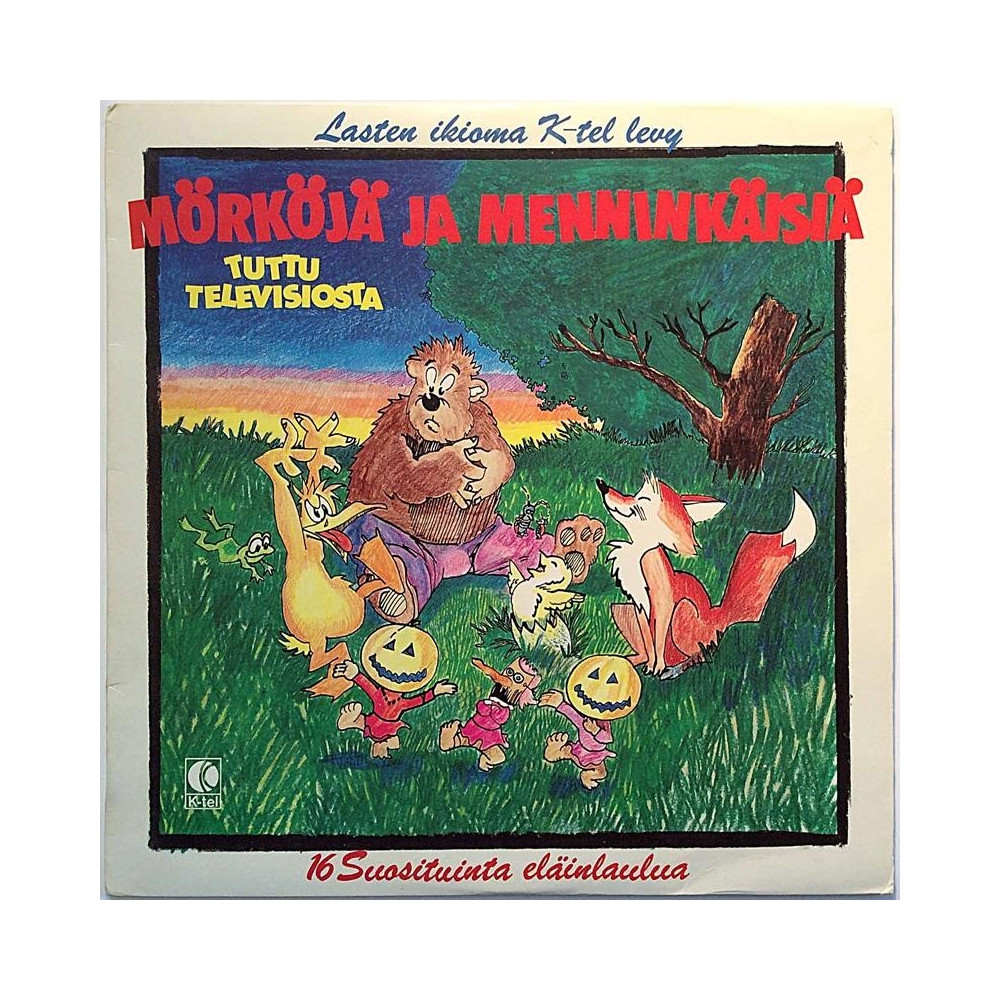 Lasten ikioma K-tel levy: Mörköjä ja menninkäisiä  kansi VG+ levy EX- Käytetty LP