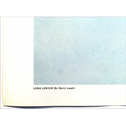 Lovich Lena : By Garry Leach - JULISTE