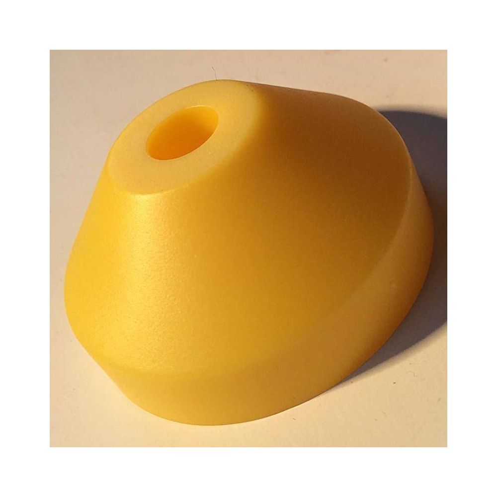 Adapteri keltaista muovia 1985  keskittää vinyylisinglet levylautaselle Accessories