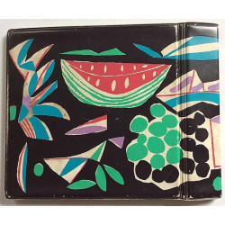 Levykansio 7” vinyylisingleille 1970’s  21cm x 21cm x 4cm, coctail, 20:lle levylle Tillbehör