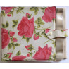 Levykansio 7” vinyylisingleille : 21cm x 21cm x 5cm, ruusut, 20:lle levylle - Tarvike