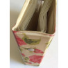 Levykansio 7” vinyylisingleille : 21cm x 21cm x 5cm, ruusut, 20:lle levylle - Tarvike