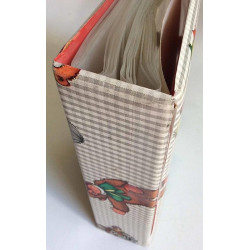 Levykansio 7” vinyylisingleille 1970’s  21cm x 21cm x 6cm, kuvat, 24:lle levylle Accessories