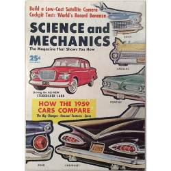 Science and Mechanics Magazine : How the 1959 Cars Compare - Något använd bok