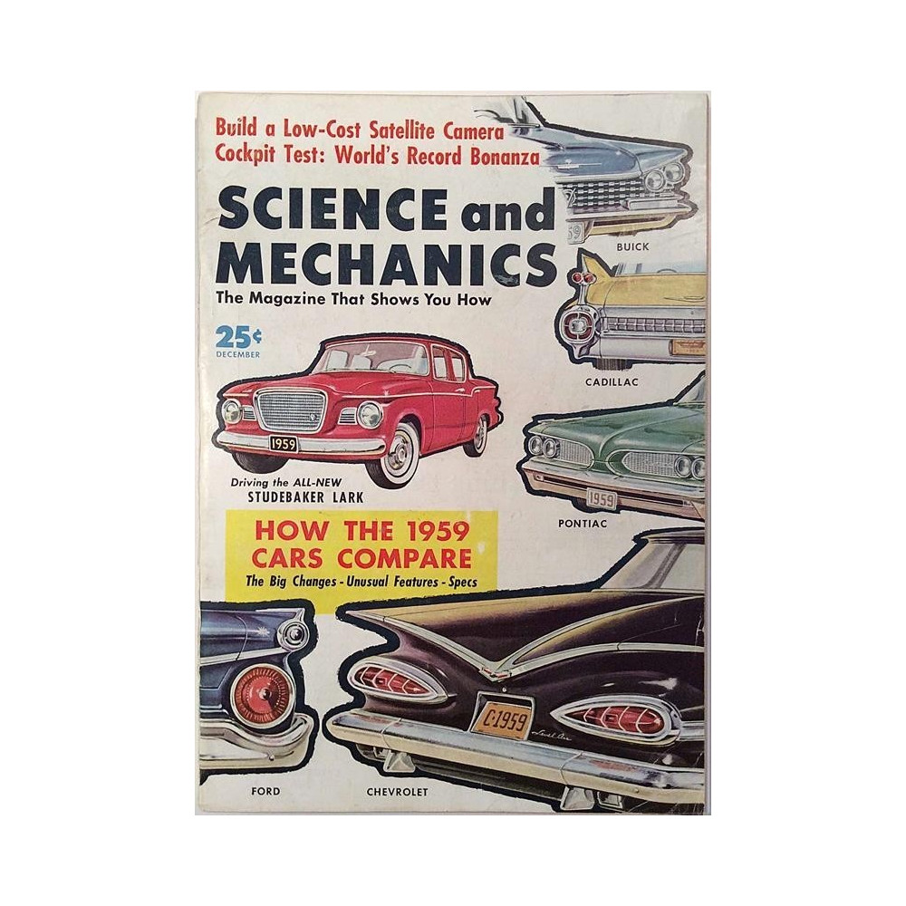 Science and Mechanics Magazine : How the 1959 Cars Compare - Något använd bok