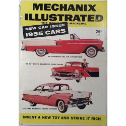 Mechanix Illustrated : New Car Issue 1955 Cars - Used book