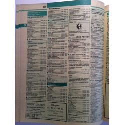 Les Pages Jaunes 1996 Paris A-H : Pariisin puhelinluettelon keltaiset sivut - Used book