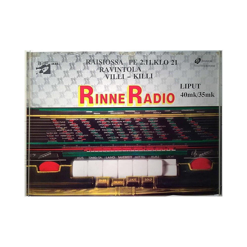 Rinneradio : Keikkajuliste 49cm x 35cm - Used Poster