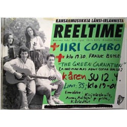 Reeltime + Iiri Combo : Keikkajuliste 42cm x 28cm - Used Poster