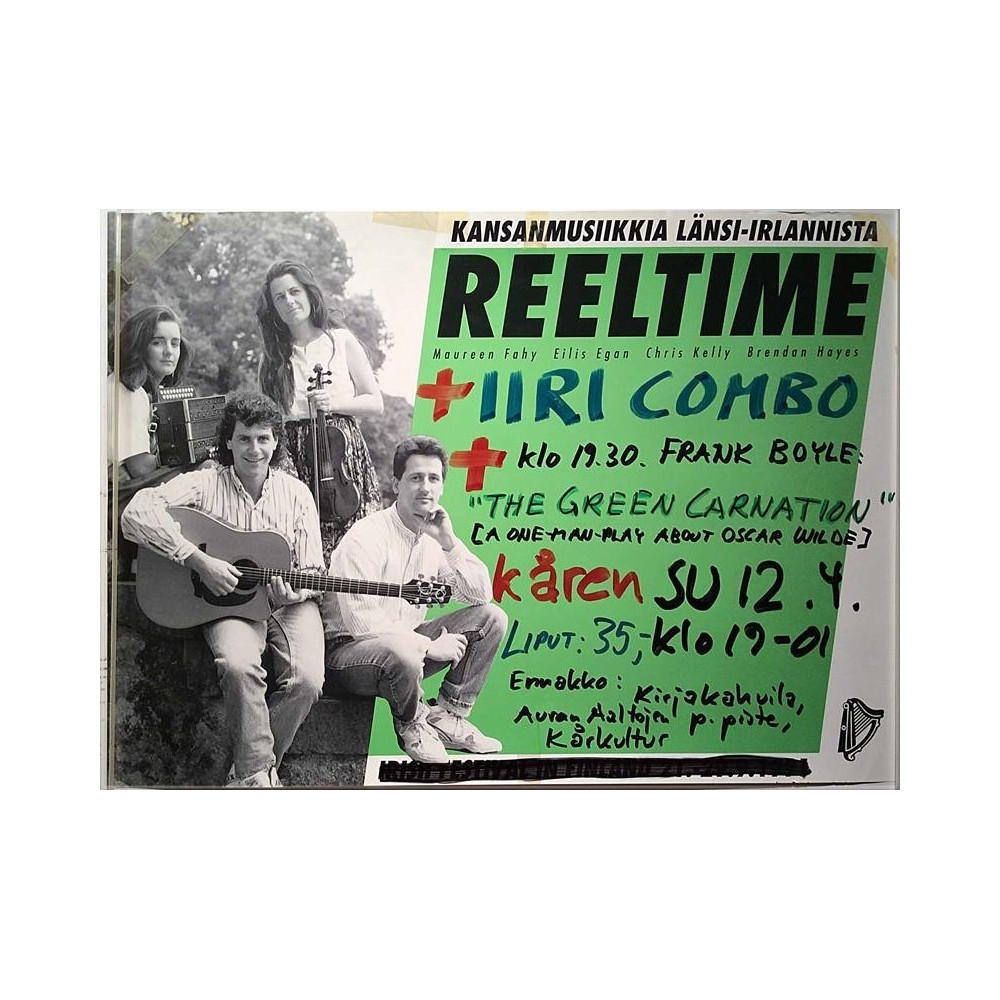 Reeltime + Iiri Combo : Keikkajuliste 42cm x 28cm - Used Poster