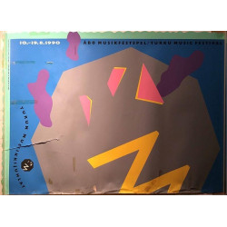 Turun Musiikkijuhlat : Tapahtumajuliste  69cm x 47cm - Juliste