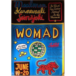 Womad Karnevaali Seinäjoki : World of Music festarijuliste 43cm x 64cm - Concert Poster