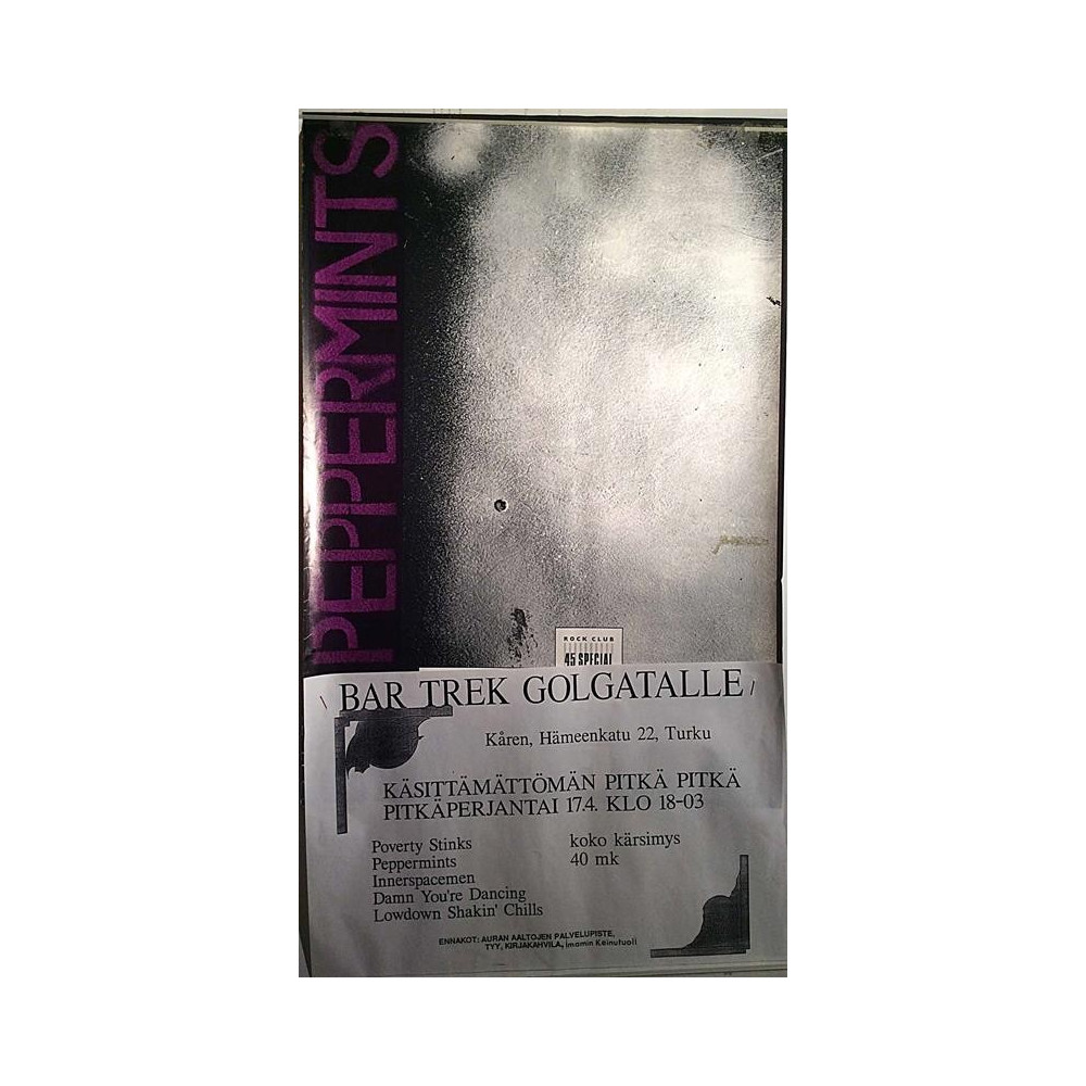 Peppermints : Keikkajuliste 41cm x 75cm - Used Poster