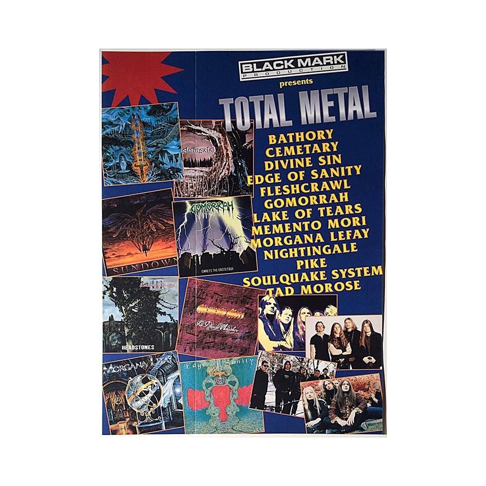 Total Metal kokoelma : Mainojuliste 21cm x 29cm - Used Poster
