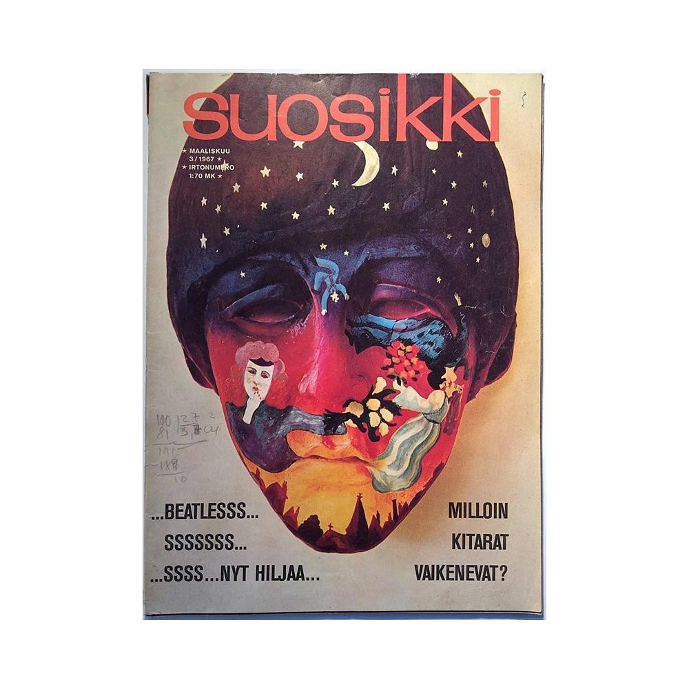 Suosikki 1967 3 First, Renegades, Topmost, The Who begagnade magazine musik