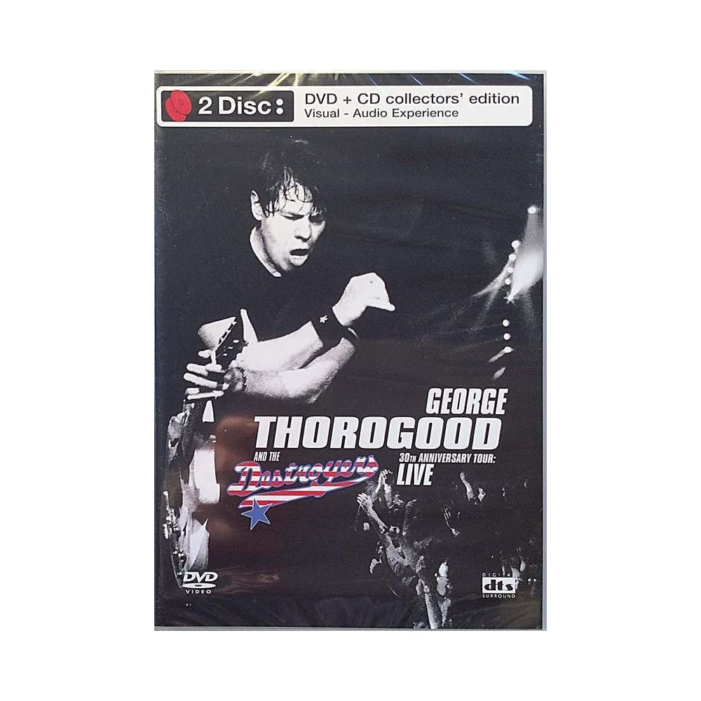 DVD - THOROGOOD GEORGE :  30th ANNIVERSARY TOUR (103min.) DVD + CD  2004 70L EAGLE tuotelaji: DVD