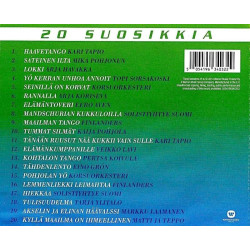 Eri Esittäjiä 20 Suosikkia Lavatanssit :  Lavatanssit: Yö kerran unhoa annoit  1982-2010 SF 2000-2015 WARNER tuotelaji: CD