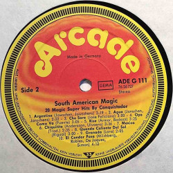 Various Artists 1980’s ADE G 111 South American Magic vinyl LP no cover