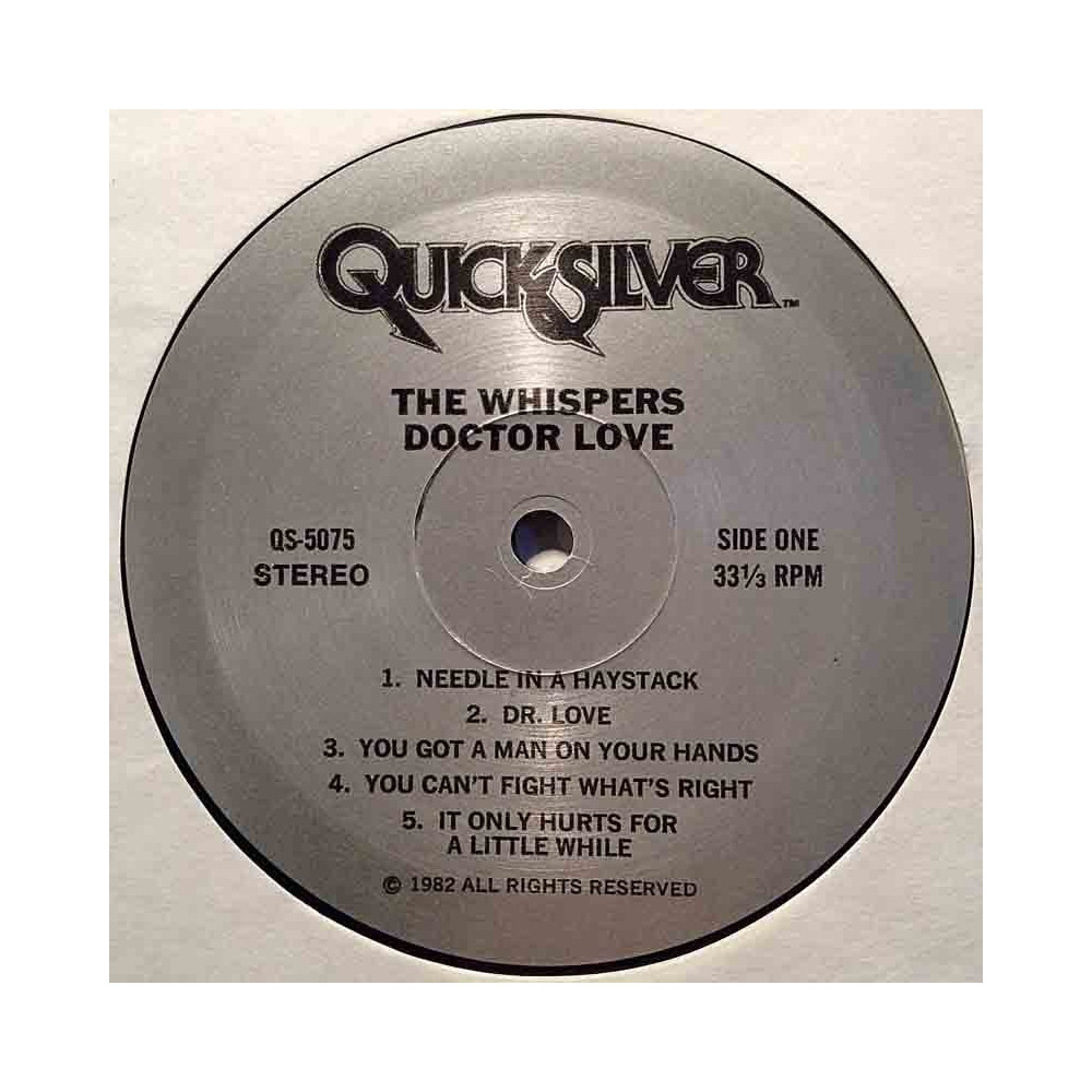 Whispers 1982 QS-5075 Doctor Love vinyl LP no cover