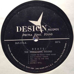 Beats!!!!: The Merseyside Sound!  kansi Ei kuvakantta levy G kanneton LP