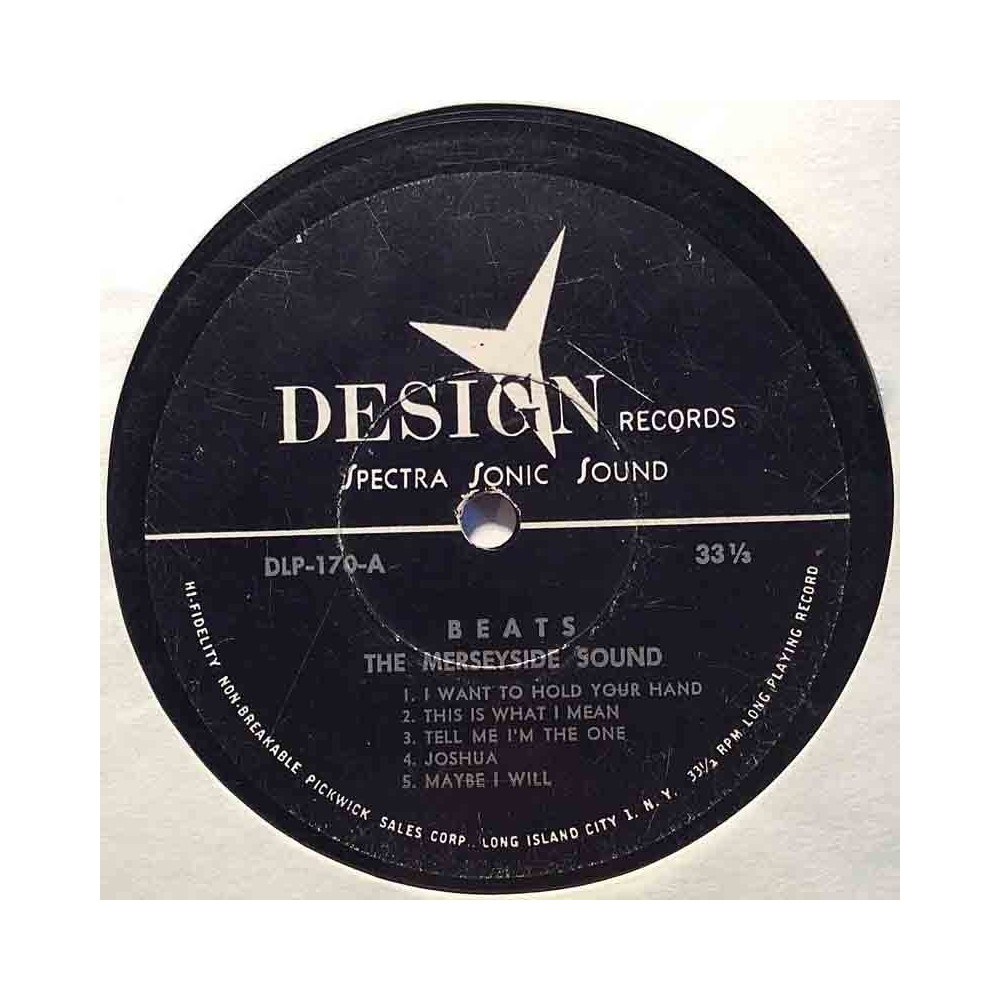 Beats!!!!: The Merseyside Sound!  kansi Ei kuvakantta levy G kanneton LP