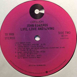 Edwards John 1976 SD 9909 Life, Love And Living LP ingen omslag