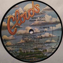 McGann Horrell 1977 CL-8802 April Fool vinyl LP no cover