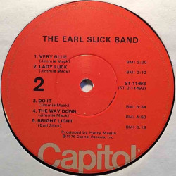 Earl Slick Band: Earl Slick Band  kansi Ei kuvakantta levy VG+ kanneton LP