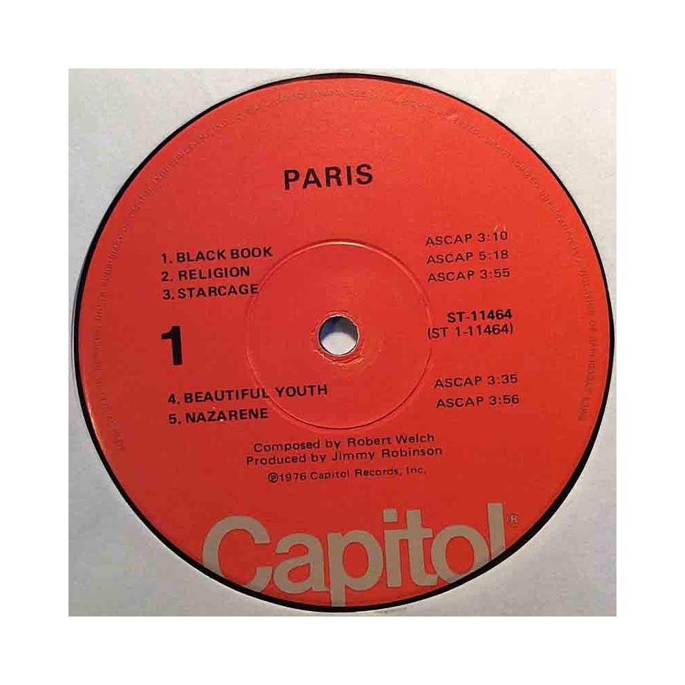 Paris 1976 ST-11464 Paris -76 vinyl LP no cover